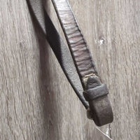 Thick Soft Rsd Padded Monocrown Figure 8 Bridle, Braided Reins *vgc, mnr dirt, rubs, creases, clumpy, older?
