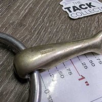 Thin/Hvy French Link Loose Ring Bit, center Lozenge *gc/vgc, mnr stains, chews, scuffs, scratcges
