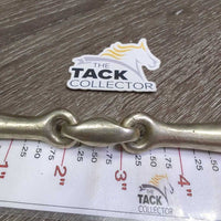 Thin/Hvy French Link Loose Ring Bit, center Lozenge *gc/vgc, mnr stains, chews, scuffs, scratcges
