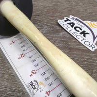 Loose Ring Rubber Mullen Mouth Bit, 2x bit guards *gc, discolor, chews, mnr dirt, stains, scratches
