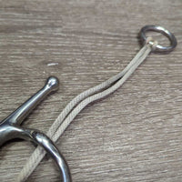 Med Slow Twist Full Cheek Gag, Thin Nylon Rope Gag Cheeks *vgc/gc, dirty, stains, residue, scuffs
