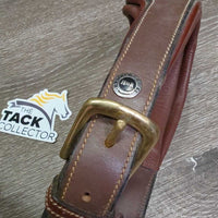 Padded Leather Halte, adj, snapr *vgc, dirt, film
