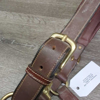 Padded Leather Halte, adj, snapr *vgc, dirt, film
