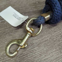 Nylon Lead Rope *gc/fair, dirty, stains, hair, snag, rubs, fray, rust
