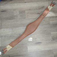 Padded Anatomical Small Belly Girth, Carabiner, 2x D Rings, 2x Els *xc/like new, clean, mnr dusty & dents
