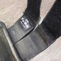 Open Front Boots, velcro *gc, dirty, faded, rubs, scrapes, film
