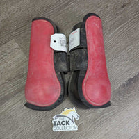 Open Front & Hind Boots, velcro *fronts: v.dirty, hairy, scrapes & rubs *Hinds: like new
