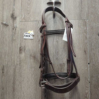 FS Rsd Padded Bridle *xc, v..mnr scuffs, dents, dirt/residue, tight keepers
