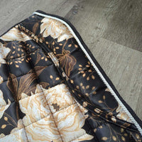 Satin Quilt Dressage Pad, 1x piping *like new
