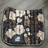 Satin Quilt Dressage Pad, 1x piping *like new
