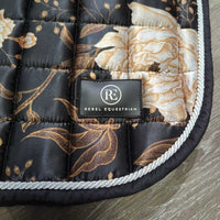 Satin Quilt Dressage Pad, 1x piping *like new
