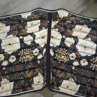 Satin Quilt Dressage Pad, 1x piping *like new
