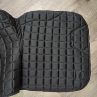 Satin Quilt Dressage Pad, 1x piping *like new
