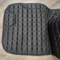 Satin Quilt Dressage Pad, 1x piping *like new
