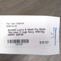 Lycra & Mesh Fly Mask *like new, 0 tags
