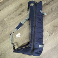 Padded Tall Boot Bag, Shoulder Strap *vgc, clean, older, mnr inner seam residue & edge rubs
