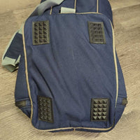 Padded Tall Boot Bag, Shoulder Strap *vgc, clean, older, mnr inner seam residue & edge rubs
