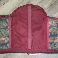Padded Cordura Saddle Storage Carry Bag, Tapestry *vgc, NO Shoulder Strap, mnr stains?dirt, older
