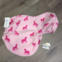 Fleece Saddle Cover *gc, clean, clumpy, stains, rubs, pills

