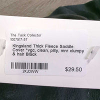 Thick Fleece Saddle Cover *vgc, clean, piily, mnr clumpy & hair
