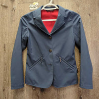 JUNIORS Technical Show Jacket *vgc/gc, seam puckers, threads, MISSING Button

