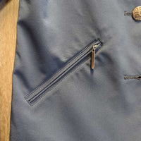 JUNIORS Technical Show Jacket *vgc/gc, seam puckers, threads, MISSING Button
