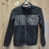 Fleece Jacket, Zipper *gc, clean, hairy, rubs, pills, puckers
