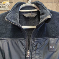 Fleece Jacket, Zipper *gc, clean, hairy, rubs, pills, puckers
