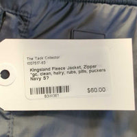 Fleece Jacket, Zipper *gc, clean, hairy, rubs, pills, puckers
