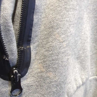 Sweatshirt Hoodie *gc/fair, BROKEN Zipper, rubs, pills, clumpy

