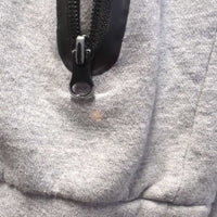 Sweatshirt Hoodie *gc/fair, BROKEN Zipper, rubs, pills, clumpy
