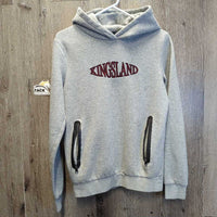 Sweatshirt Hoodie *gc/fair, BROKEN Zipper, rubs, pills, clumpy
