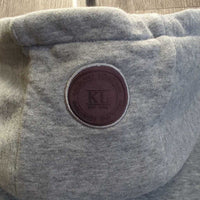 Sweatshirt Hoodie *gc/fair, BROKEN Zipper, rubs, pills, clumpy

