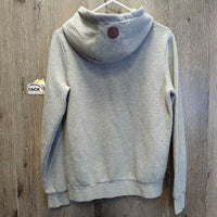 Sweatshirt Hoodie *gc/fair, BROKEN Zipper, rubs, pills, clumpy
