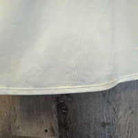 SS Show Shirt, 1/4 Zip Up, Snap Collar, Mesh Sleeves & Shoulders, perforations *xc, v.mnr stains
