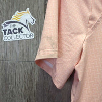 SS Polo Shirt, 1/4 Zip Up *vgc/xc, clean, v.mnr stains
