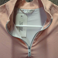 SS Polo Shirt, 1/4 Zip Up *vgc/xc, clean, v.mnr stains
