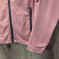 JUNIORS Base Layer - Fleece Lined Jacket, Zipper *vgc, clean, mnr rubs & pills

