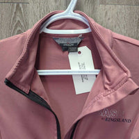 JUNIORS Base Layer - Fleece Lined Jacket, Zipper *vgc, clean, mnr rubs & pills
