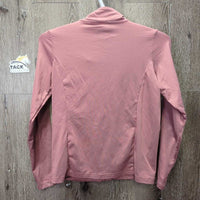 JUNIORS Base Layer - Fleece Lined Jacket, Zipper *vgc, clean, mnr rubs & pills

