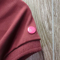 JUNIORS SS Polo Shirt, 1/4 Snap Up *vgc/gc, clean, pills, peeling logo
