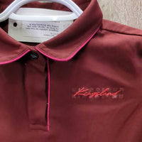 JUNIORS SS Polo Shirt, 1/4 Snap Up *vgc/gc, clean, pills, peeling logo
