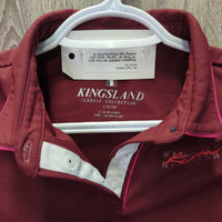 JUNIORS SS Polo Shirt, 1/4 Snap Up *vgc/gc, clean, pills, peeling logo

