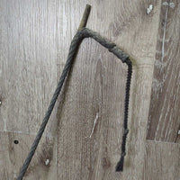 Nylon Lunge Whip *fair, missing string, faded, broken end, dirt
