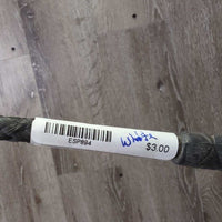 Nylon Lunge Whip *fair, missing string, faded, broken end, dirt
