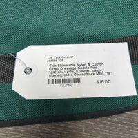 Thin Shimmable Nylon & Cotton Fitted Dressage Saddle Pad *gc/fair, v.pilly, v.rubbed, dingy, stained, older
