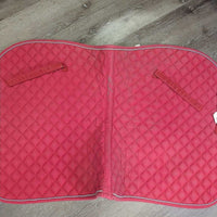 Quilt Jumper Saddle Pad, piping *gc/fair, dirt, faded, holey edges, pills, mnr film, rubs, hair
