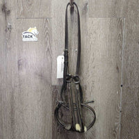 FS Rsd Padded Figure 8 Noseband, Fleece *vgc, mnr dirt, rubs, film, creases, scraped edges
