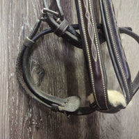 FS Rsd Padded Figure 8 Noseband, Fleece *vgc, mnr dirt, rubs, film, creases, scraped edges
