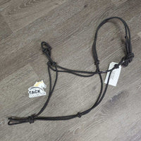 Fine - Narrow Stiff Nylon Rope Halter, 4 Knot Nose *vgc, mnr dirt
